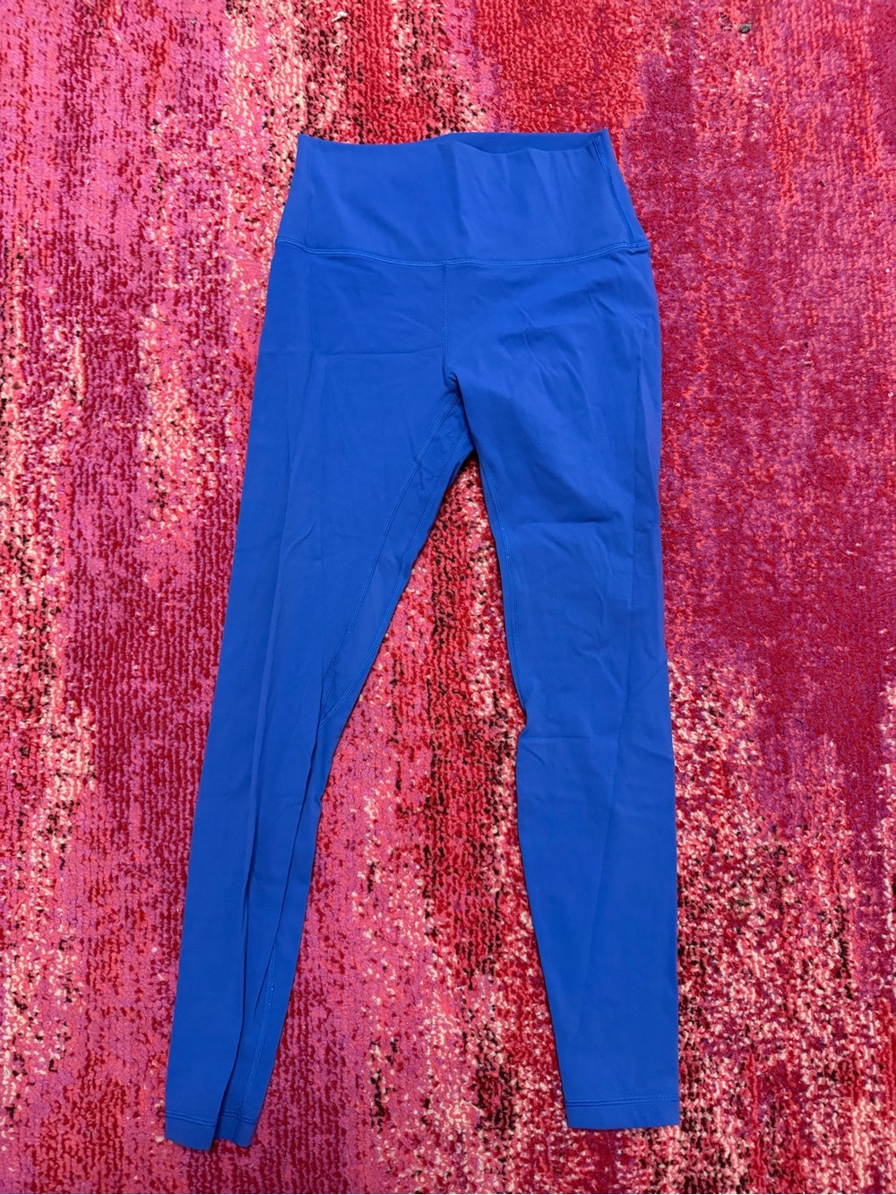 High-Waist Women's Leggings in Cobalt Blue
